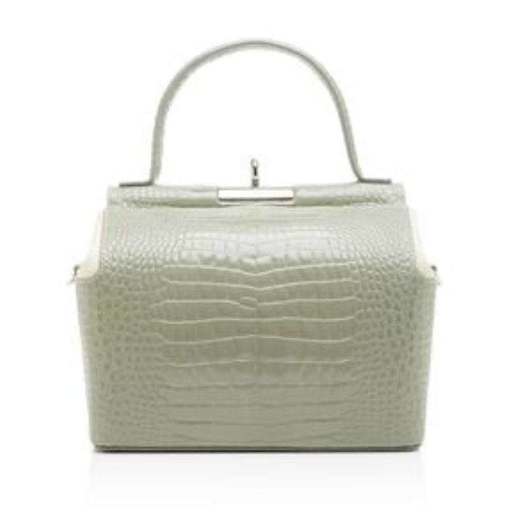 gu_de Croc Embossed Bag
