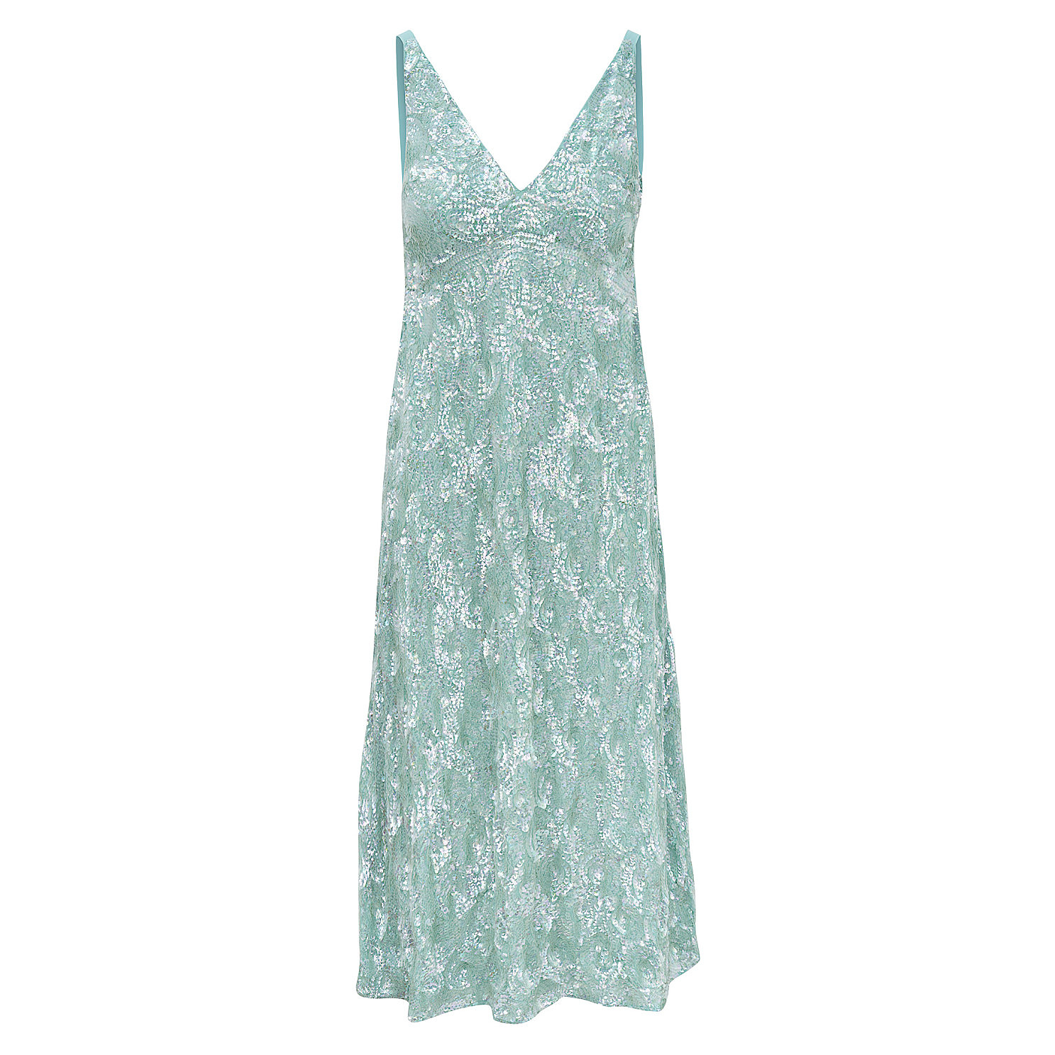 RaeVynn Margot Midi Dress In Swirl Sequins