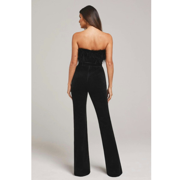 Nadine Merabi Colette Black Jumpsuit