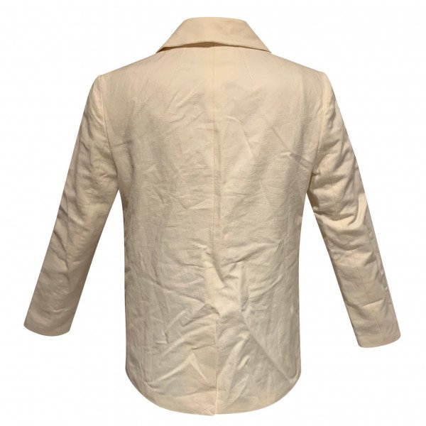 Frame Linen-Blend Blazer