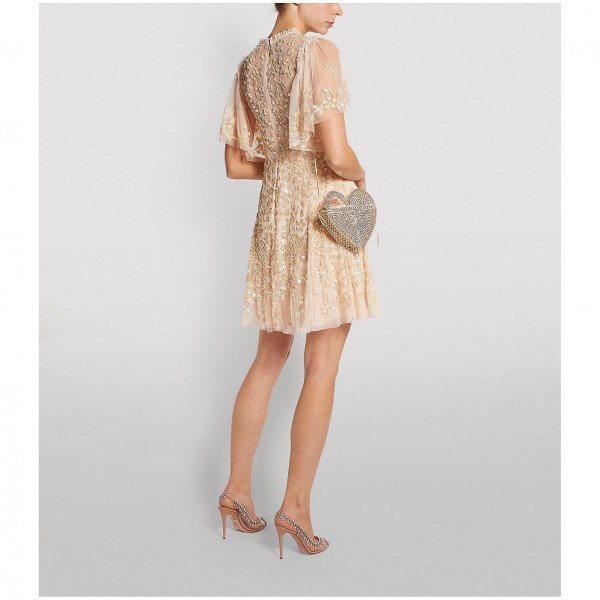 Needle & Thread Honesty Flower Embellished Mini Dress