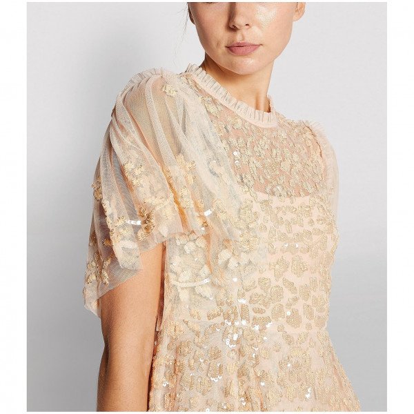 Needle & Thread Honesty Flower Embellished Mini Dress