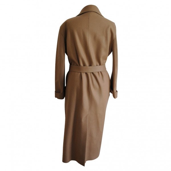 Amanda Wakeley Wool Belted Long Coat