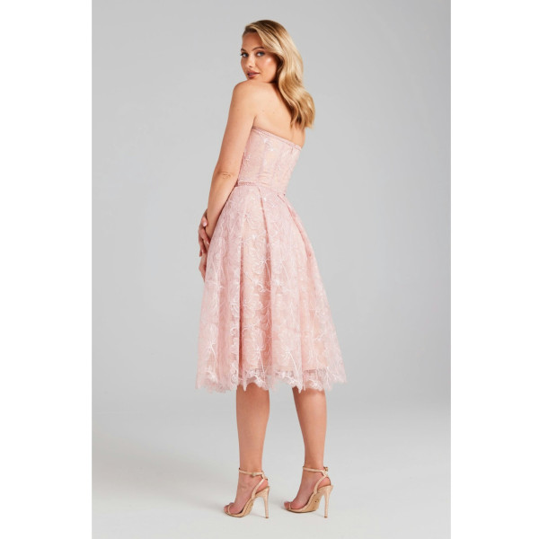 Nadine Merabi Olivia Blush Dress