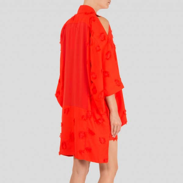 Roland Mouret Frayed Crepe Jacket