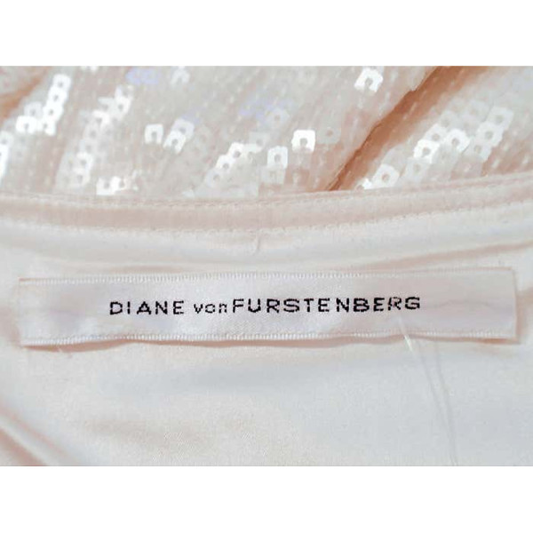 Diane von Furstenberg Sequin Wrap Maxi Dress