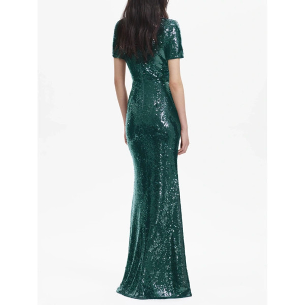 Self-Portrait Sequin Maxi Dress