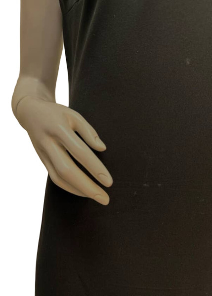 Valentino One-shoulder Silver Sequin Black Maxi Dress