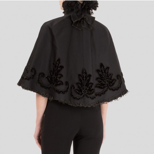 Vintage Victorian Ruffled Cape