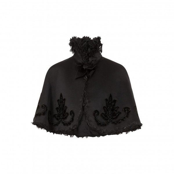 Vintage Victorian Ruffled Cape