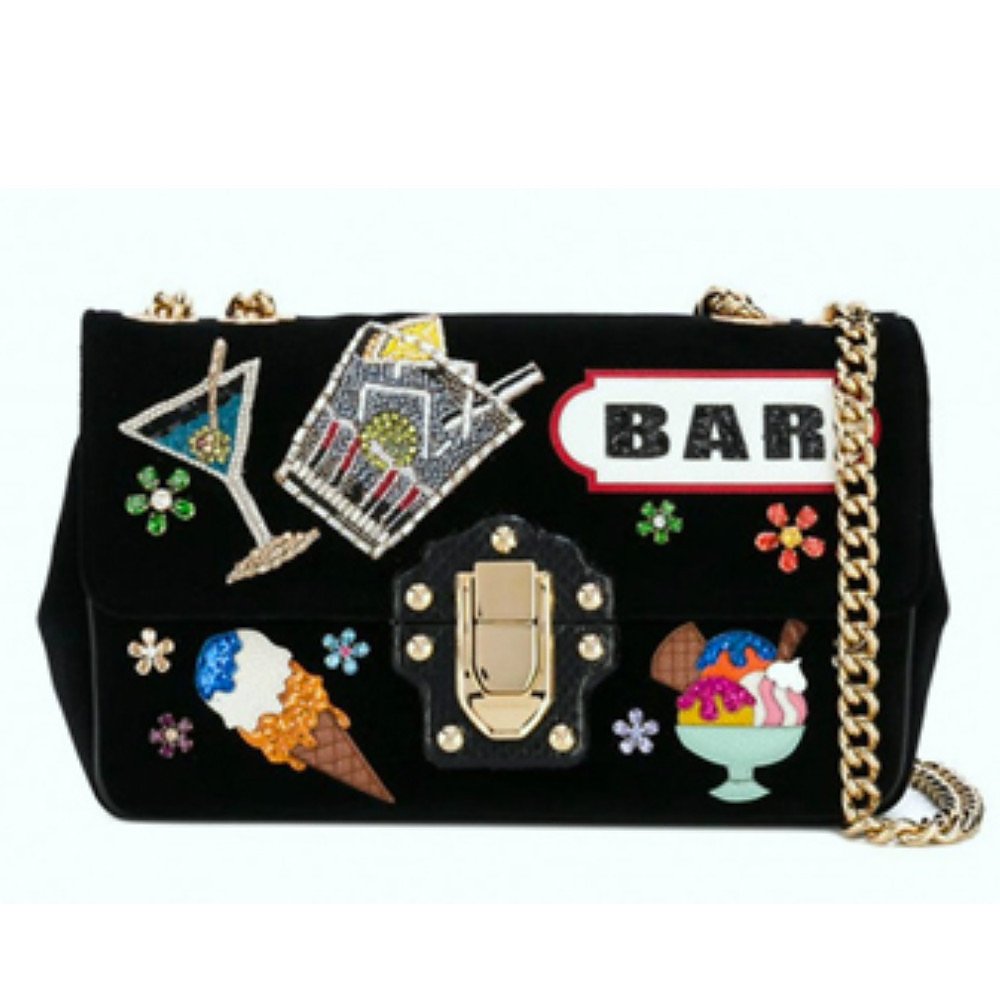 DOLCE & GABBANA Bar Patch Bag