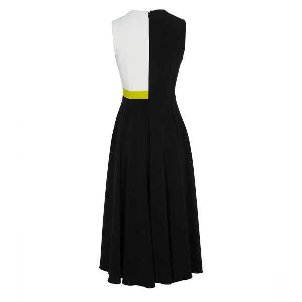 Roksanda Sleeveless Colour-Block Midi Dress