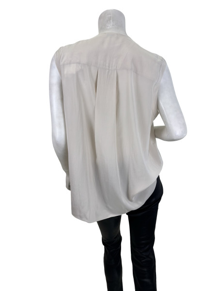 Brunello Cucinelli Embellished Sleeveless Silk Top