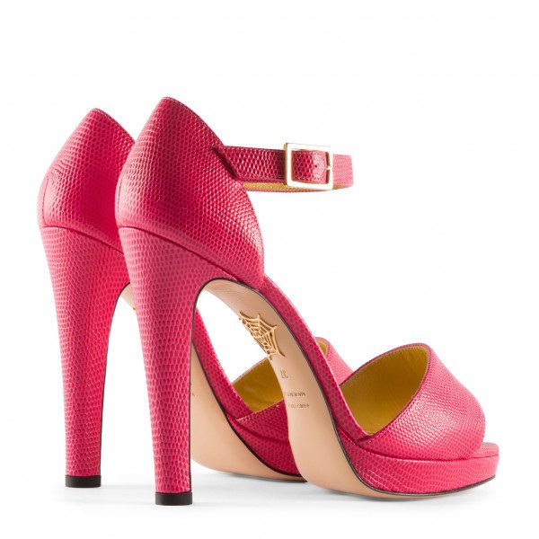 Charlotte Olympia Textured Platform Sandals