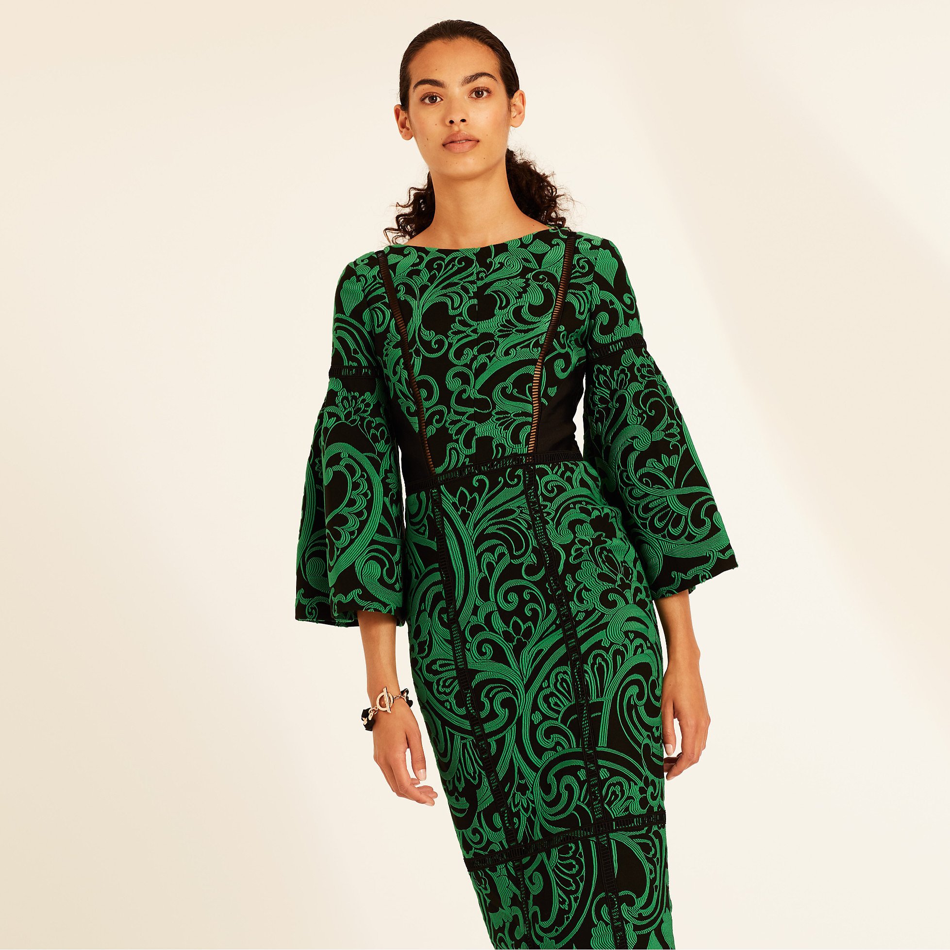 amanda wakeley green dress