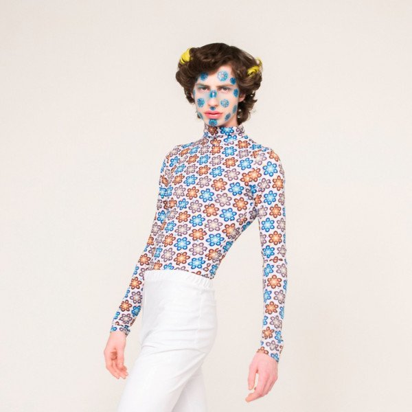 Linus Leonardsson Flower Print Turtle Neck