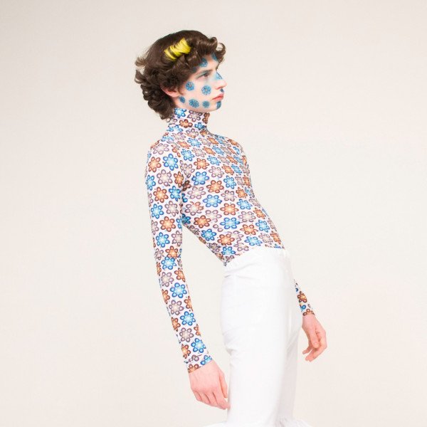 Linus Leonardsson Flower Print Turtle Neck