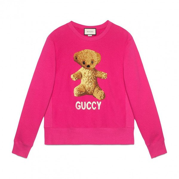 Rent Buy Gucci Teddy Bear Sweatshirt