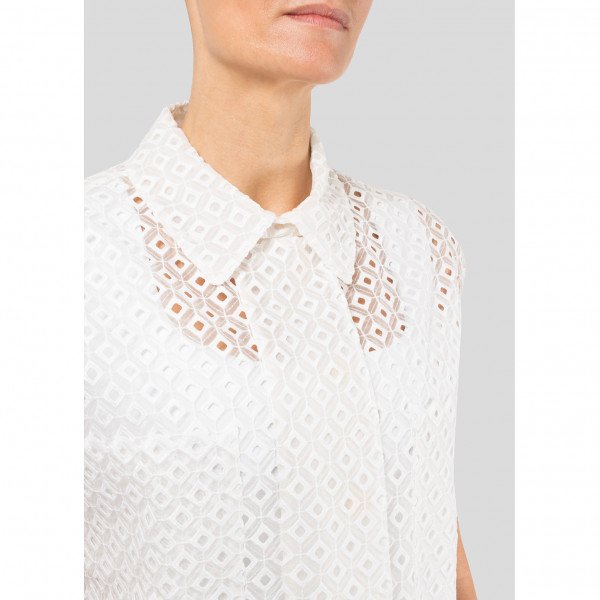 Stella McCartney Lace Laser-Cut Shirt