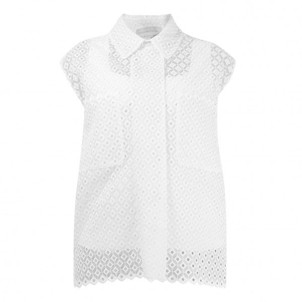 Stella McCartney Lace Laser-Cut Shirt