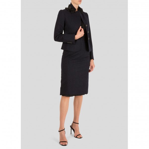 Pinstripe skirt cheap suit