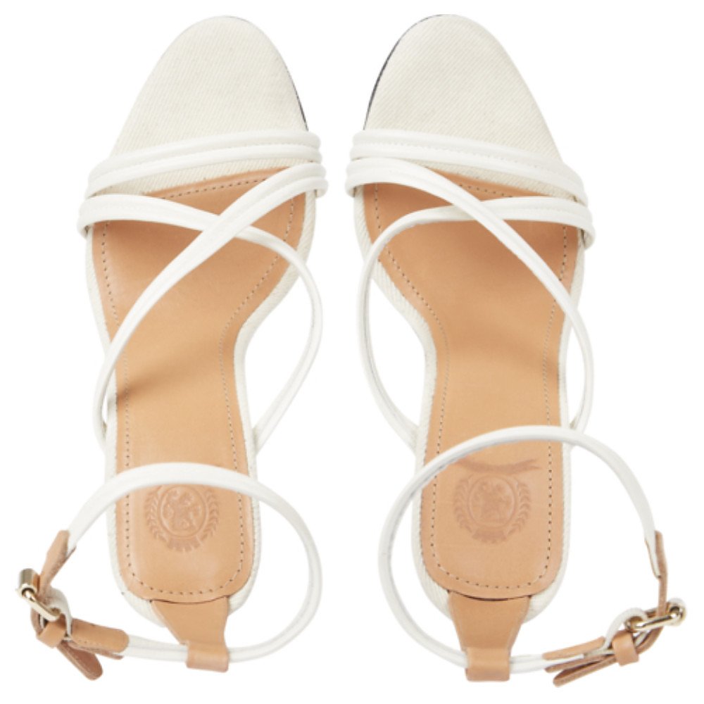 Tommy Hilfiger Crest High Heel Strap Leather Sandals