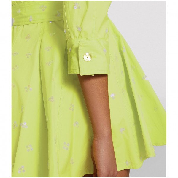 The Attico Sequin-Embellished Shirt Dress