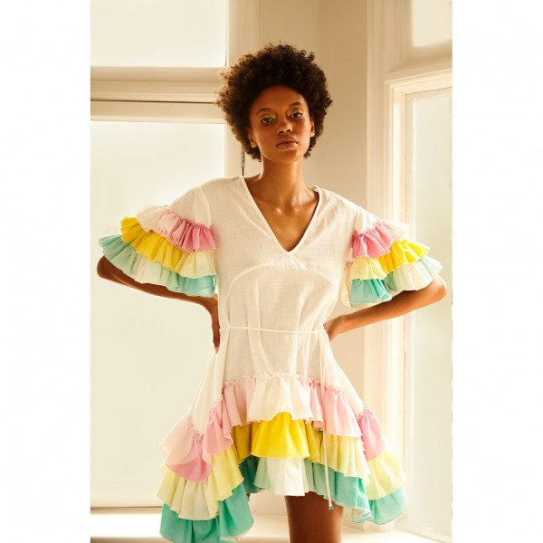 A Mere Co Alice Ruffle Dress