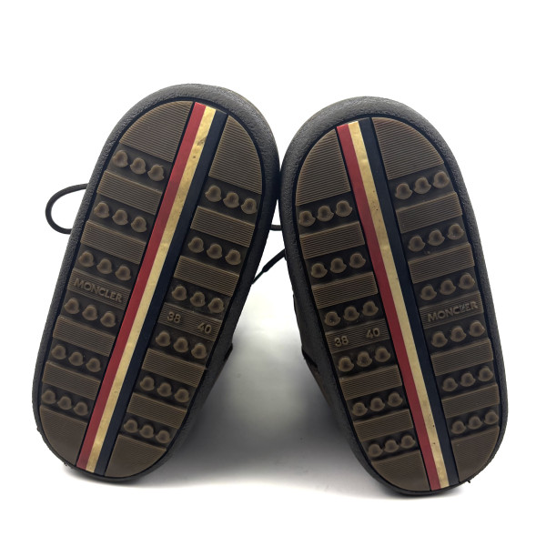 Moncler Quilted Snow Boots – Olive & Chocolate Brown