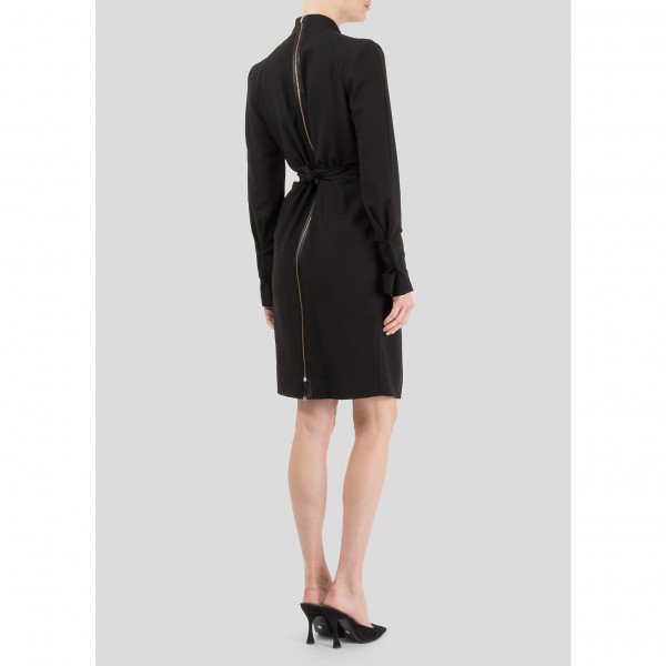 Victoria Beckham Coat Dress with Geometric Belt