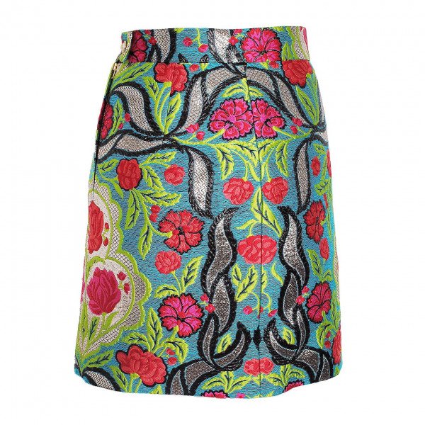 Gucci Floral Brocade Mini Skirt