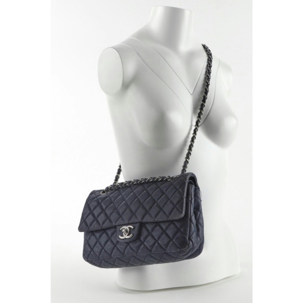 CHANEL Quilted Caviar Single Flap