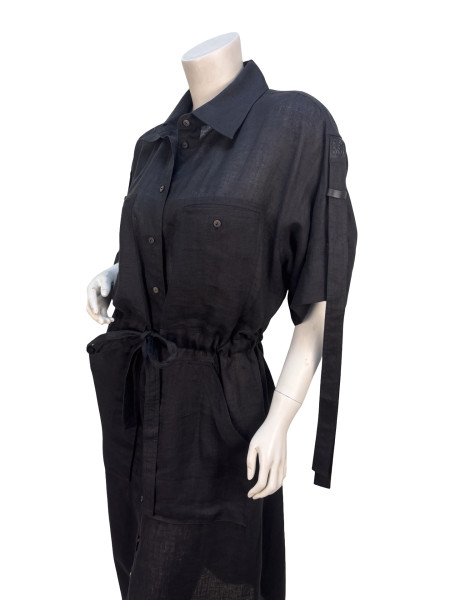 Loewe Paula's Ibiza Workwear Button Up Linen Dress