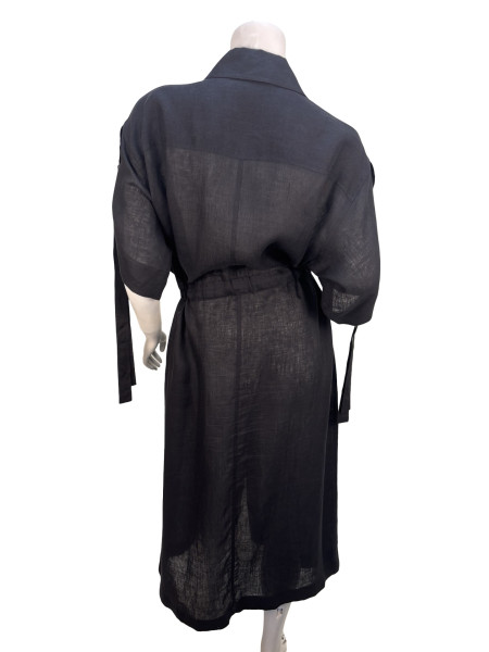 Loewe Paula's Ibiza Workwear Button Up Linen Dress