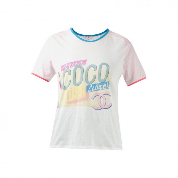 CHANEL Pastel Print T-Shirt