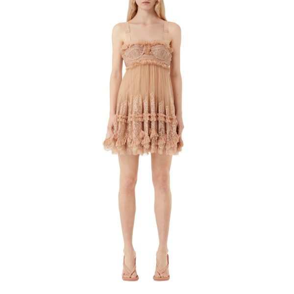 Burberry Tulle and Lace Baby Doll Dress