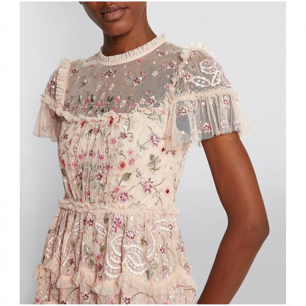 Needle & Thread Embroidered Elsie Ribbon Gown