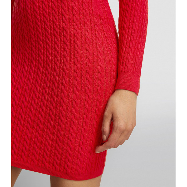 Alice + Olivia Yuna Cable-Knit Mini Dress