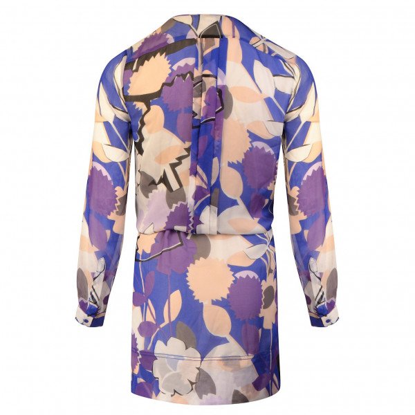 Diane von Furstenberg Floral-Print Silk Tunic Dress