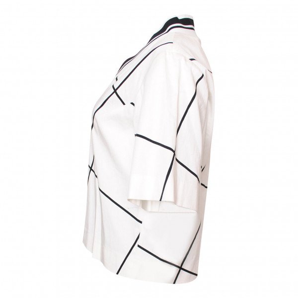Josh Goot V-Neck Check Top