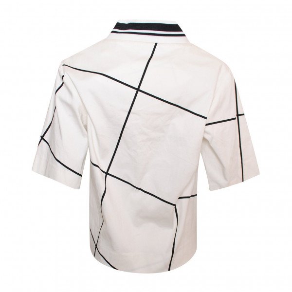Josh Goot V-Neck Check Top