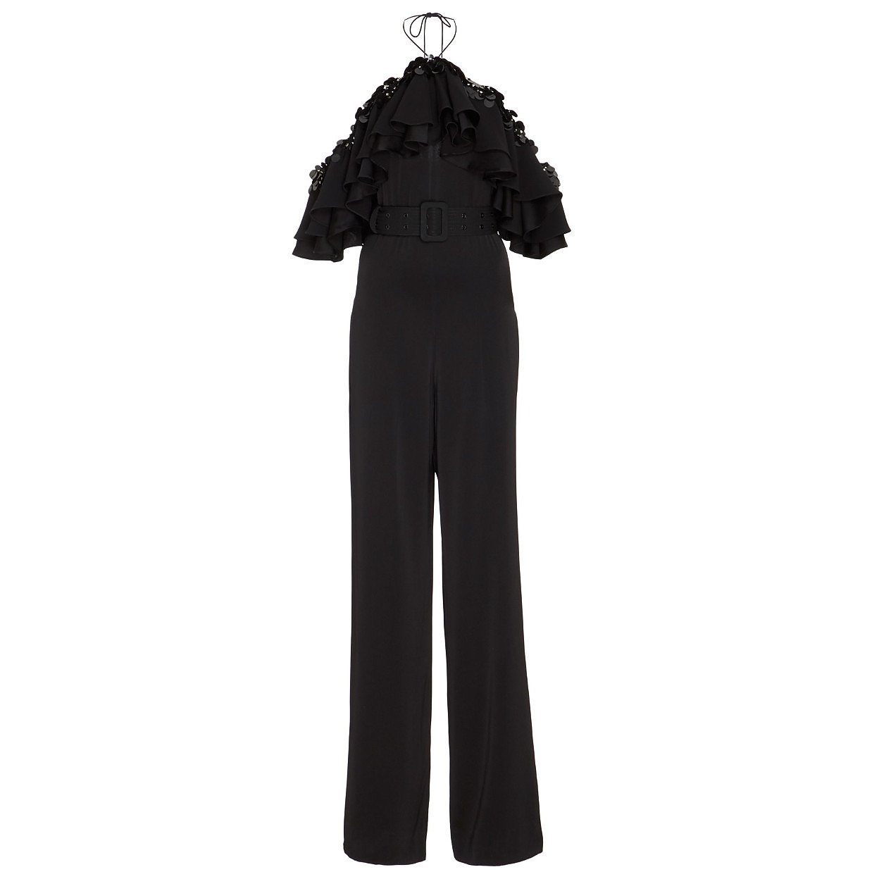 Emilio Pucci Sequinned Ruffle Jumpsuit