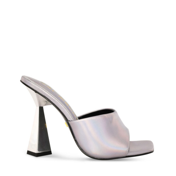 Iridescent mules clearance