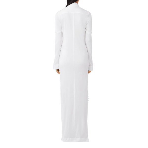 Burberry Viscose Jersey Reconstructed Shirt Dress