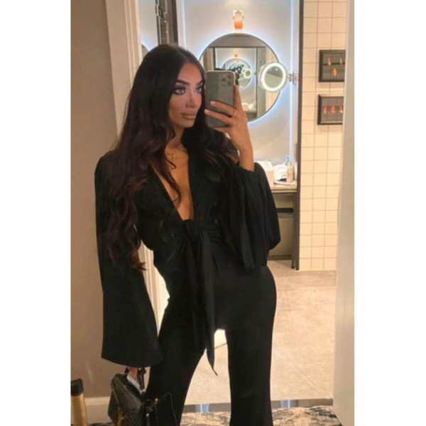 Rat and boa jumpsuit sales