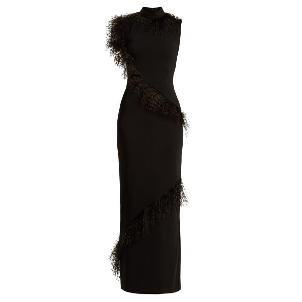Christopher kane feather best sale dress