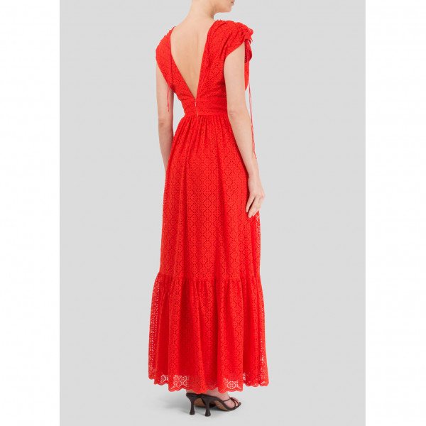 Temperley London Laser Cut Maxi Dress