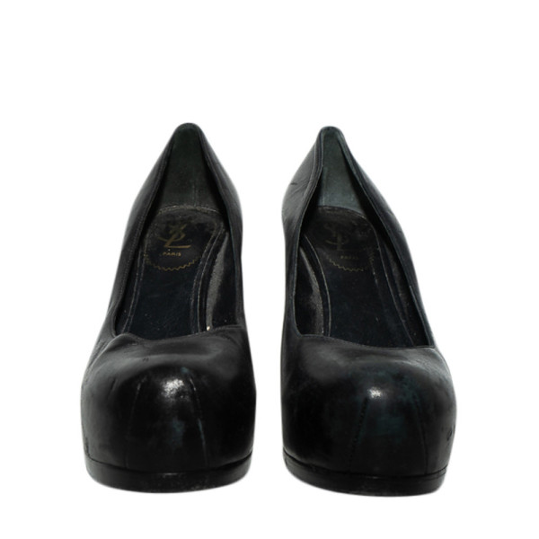 Yves Saint Laurent Platform Leather Pumps