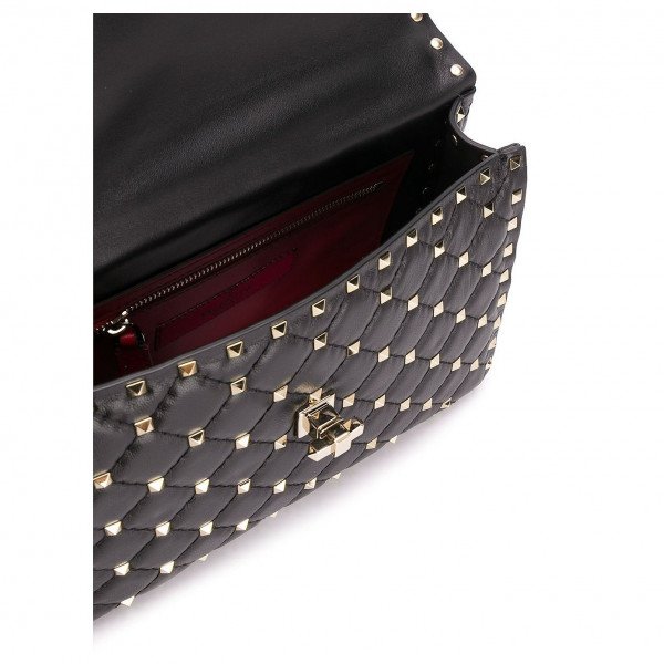 Valentino Medium Rockstud Spike Nappa Leather Bag