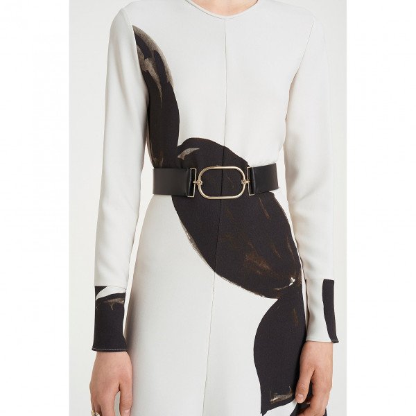 PORTS 1961 Long Sleeve Printed Dress